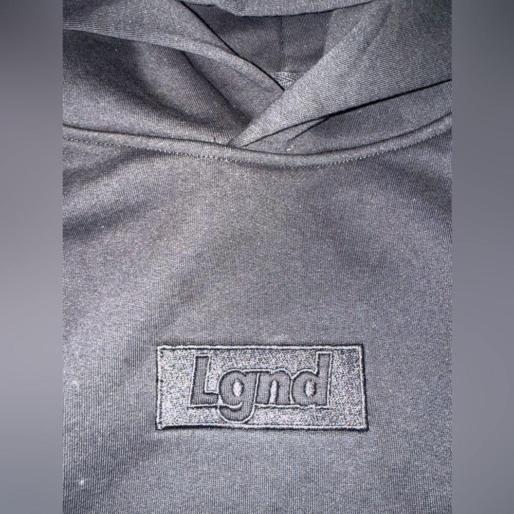 LGND Supply Co Black Hoodie Black Small NWT - Picture 2 of 4